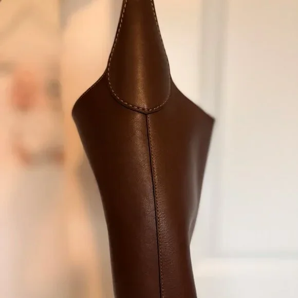 Coach Brooklyn 28 Maple Leather Shoulder Bag - Picture 6 of 7